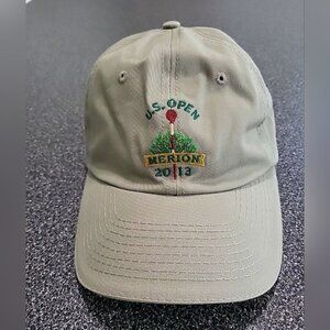 US Open Merion 2013 Golf Hat USGA Member Cap Khaki OSFM
